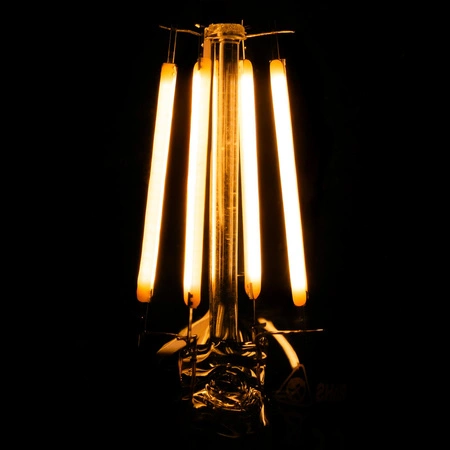 Żarówka LED E27 A60 6W = 50W 660lm 2200K Ciepła 360° DYMIONA FILAMENT LUMILED