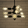 Lampa wisząca sufitowa loft industrial 9x E27 czarny OREBRO IL MIO GOLDLUX (Polux)