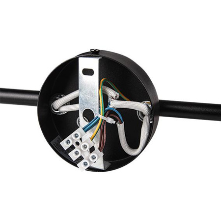 Kinkiet Lampa Sufitowa Spot Reflektor Czarno Złoty LED Ruchomy GU10 35W