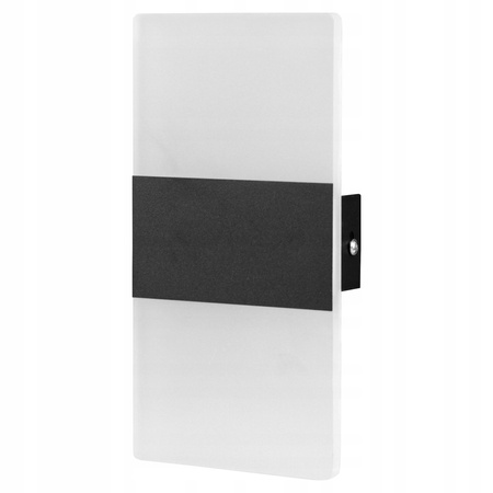 Kinkiet LED Lampa Ścienna Nad Lustro 5W 360lm 4000K Czarny Plaxio Masterled