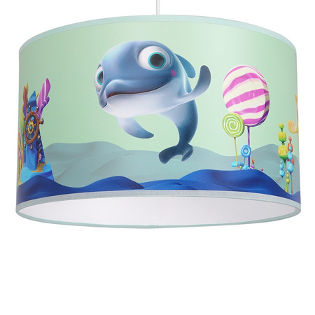 Lampa Wisząca Sufitowa DELFINKA FINKA MiniMini 1xE27 Milagro