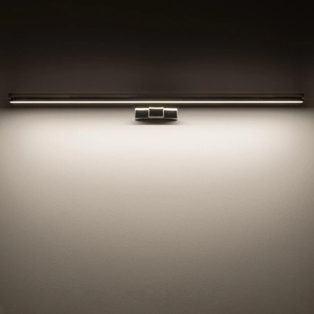 Kinkiet Ścienny Lampa Natynkowa LED 15W 1100lm 3000K Ciepła Chrom Wodoodporna Łazienkowa IP44 Nowoczesna CEZANNE LED L 10667 Nowodvorski