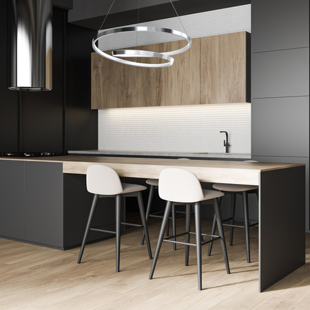 Lampa Wisząca Sufitowa LUCERO Chrom 48W LED Milagro