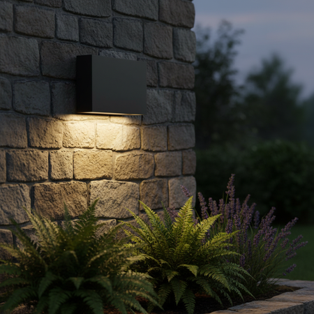 Kinkiet Ogrodowy Lampa Elewacyjna Zewnętrzna LED 7W 330lm 3000K Ciepła Szary IP65 Endura Osram