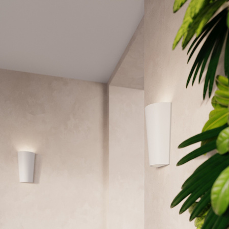 Lampa Ścienna Kinkiet E27 Tubularna Biała Nowoczesna Lana Sollux