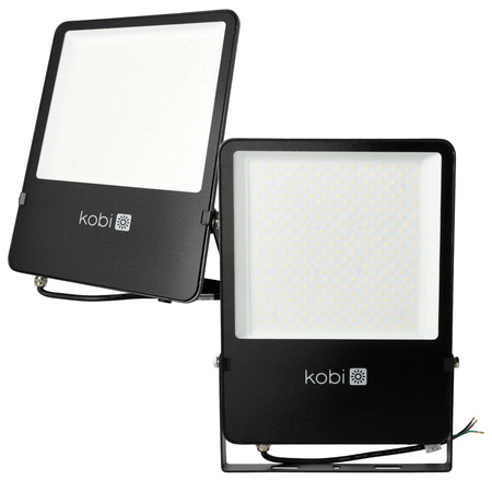 Naświetlacz LED Zewnętrzny Ogrodowy 200W 26000lm 4000K Neutralny 120° IP65 IK06 Czarny Seul Kobi
