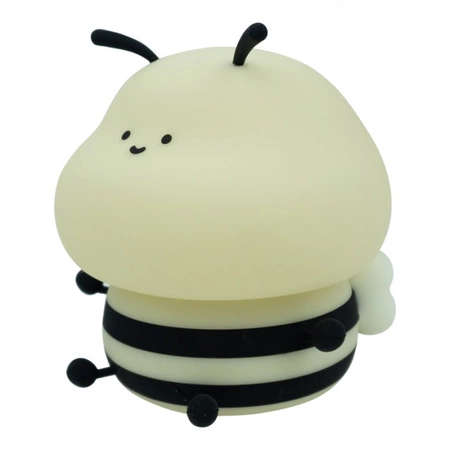 Lampka Nocna Dziecięca LED 3W 3000K Ciepła + Wielokolorowa RGB Akumulatorowa 1200mAh Żółta PSZCZOŁA MARY'S