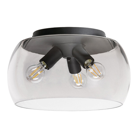 Lampa Sufitowa Wisząca 3x E27 Czarny Nowoczesny Ursula 3189 Rabalux