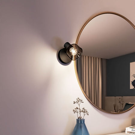 Lampa Ścienna Sufitowa Kinkiet E14 LED Czarna Sleet Philips