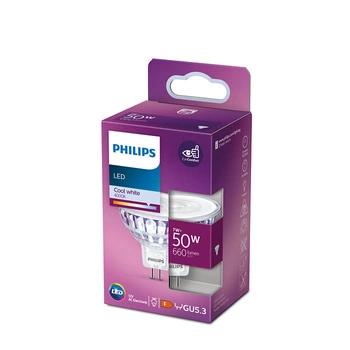 Żarówka LED Halogen GU5.3 MR16 7W = 50W /lm 4000K Neutralna 36° PHILIPS