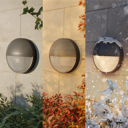 Kinkiet Ogrodowy Lampa Zewnętrzna Elewacyjna 4.3W 800lm 2700K Ciepła IP44 Antracyt UltraEfficient Capricorn Philips