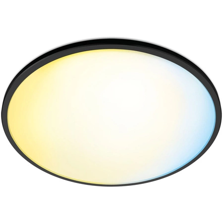 Plafon LED Lampa Sufitowa Natynkowa 14W CCT Czarny Okrągły SMART WiFi WiZ