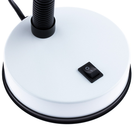 Lampka biurkowa szkolna do LED E27 GAMA KM4010-BL biała KM LUMILED