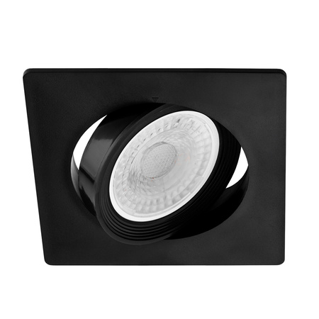 Oprawa Halogenowa Podtynkowa Ruchoma Kwadratowa Czarna GU10 MR16 VENTUS Lumiled