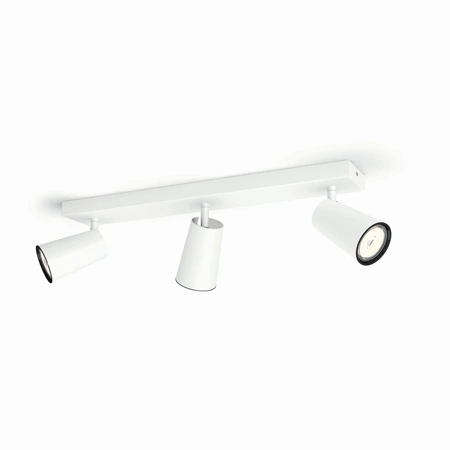 Lampa Sufitowa Reflektor 3x GU10 Biała Paisley Philips