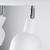 Lampa Sufitowa Oprawa Natynkowa Reflektor 3x E27 Ruchoma Geometryczna Biała Industrialna Elba Sollux