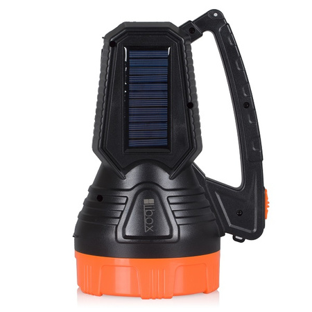 Latarka Szperacz LED Akumulatorowa Solarna Warsztatowa 1.6 W 170LM przód / 2.8W 860LM boczne LB0168 LIBOX