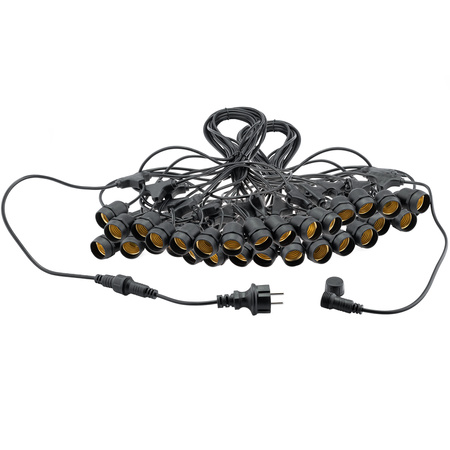 Girlanda Ogrodowa Zewnętrzna MALUS Łańcuch Świetlny 15m 30x E27 LUMILED