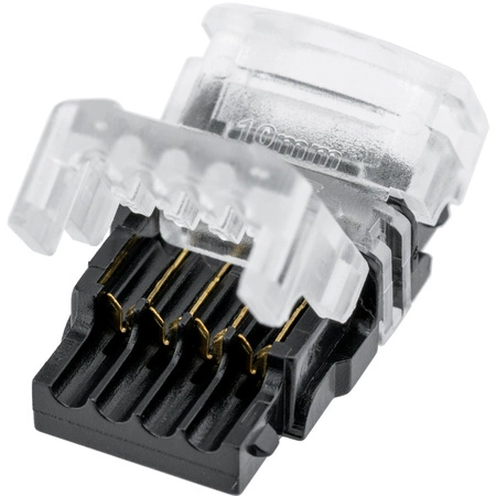 Złączka do taśm LED 4PIN RGB 2-stronna zatrzask 10mm