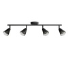 Lampa Sufitowa Reflektor Natynkowy 4x GU10 Czarna Cleft Philips