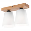 Lampa Sufitowa LULA 2xE27 Biała Dębowa LM-2.200 Lamkur