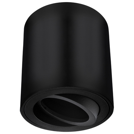 Oprawa Natynkowa HALOGENOWA Spot Tuba Ruchoma GU10 Okrągła Czarna 84mm AMAT-M LUMILED