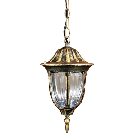 LAMPA OGRODOWA wisząca FLORENCJA 1xE27 IP43 GOLDLUX (Polux) PATYNA