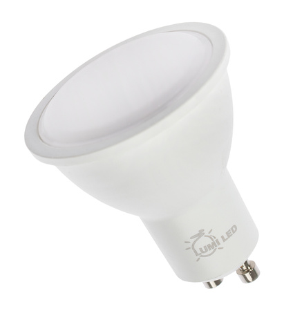 Zestaw oprawa halogenowa RUCHOMA Okrągła + LED GU10 6W SREBRNA