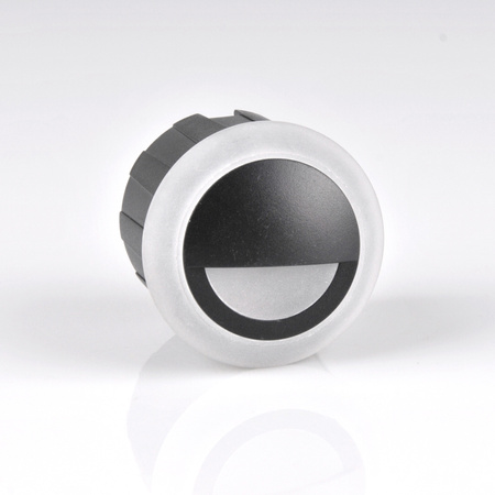 Lampa oprawa schodowa podtynkowa LED ogrodowa 3W 40lm IP44 4000K czarna Q4 GOLDLUX (Polux)