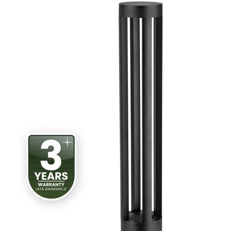 Lampa Ogrodowa Słupek Zewnętrzny Stojący 12W LED 4000K QUERO 80cm LUMILED