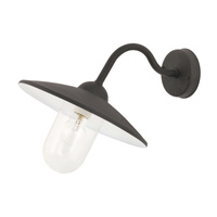 Lampa Ogrodowa Zewnętrzna Kinkiet Elewacyjny LED E27 IP44 Czarny Vintage Vigo Rabalux