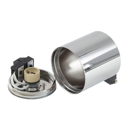 Oprawa Natynkowa Sufitowa GU10 SPOT TUBA Chrom Wodoodporna IP44 CEARA 10713 Nowodvorski