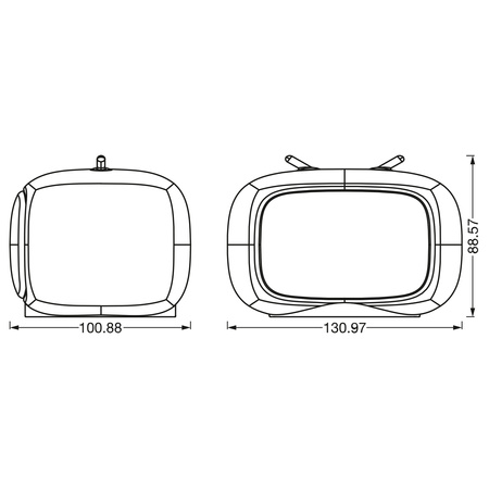 Dziecięca lampka nocna dotykowa TV LED 2,5 W BIAŁY CIEPŁY + RGB Nightlux Touch TV LEDVANCE