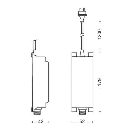 Zasilacz do Lamp Zewnętrznych 48W 12V Czarny Low Voltage Philips