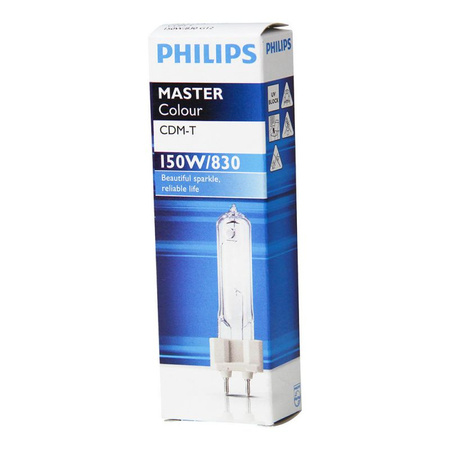 Lampa Metalohalogenkowa G12 T19 150,1W 3000K MASTERColour CDM-T PHILIPS