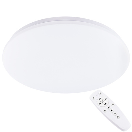 Plafon LED Sufitowy Łazienkowy Lampa sufitowa ORLANDO 40W IP44 CCT 3000K-6000K 38cm + PILOT