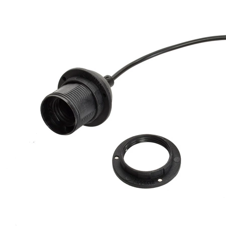 Lampa wisząca LUPO 1xE27 Geometryczny Kształt Loft Czarna Złota MLP6270 Milagro Metal