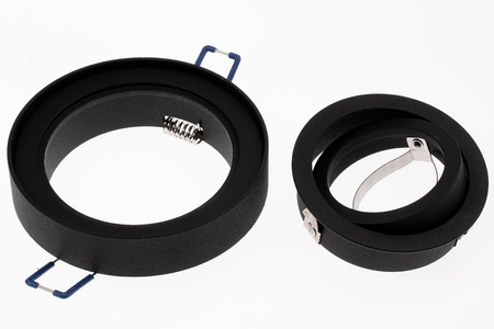 Oprawa Podtynkowa HALOGENOWA TUBA SPOT Ruchoma Midi GU10 Lumiled Okrągła Czarna 20mm