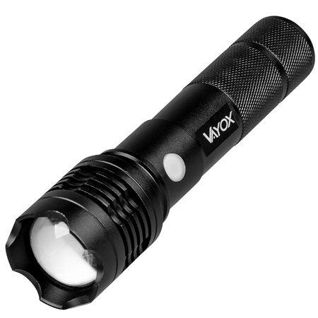 Latarka Taktyczna LED Lampka Ręczna Mocna XHP50 800lm ZOOM USB-C VA0116 Vayox