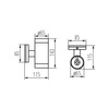 Oprawa Naścienna Zewnętrzna Kinkiet Elewacyjny LED BART 2x GU10 IP54 Kanlux