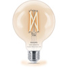 Żarówka LED E27 Kula G95 7W = 60W 806lm 2700-6500K TW FILAMENT Inteligentna SMART WiFi Bluetooth Aplikacja WiZ Philips