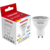 Żarówka LED GU10 7W = 76W 560lm 3000K Ciepła Reflektor Punktowy TOSHIBA