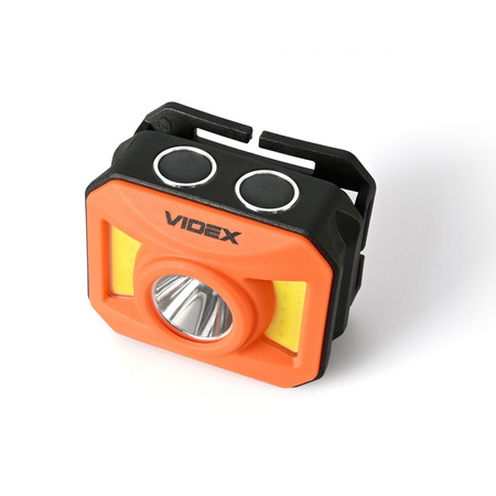 Latarka Czołowa Akumulatorowa LED 5W 400lm 8 Trybów Pracy USB-C Wodoszczelna IP65 Videx