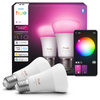 2x Żarówka LED E27 A60 6W = 60W 810lm 1800-20000K CCT + RGB SMART Inteligentna Bluetooth ZigBee White and Color Ambiance Philips HUE