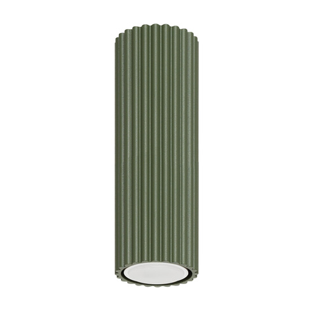 Lampa Sufitowa Reflektor Tuba Spot 1x GU10 Oliwkowa Karbon Deep Space SL.1607 Sollux