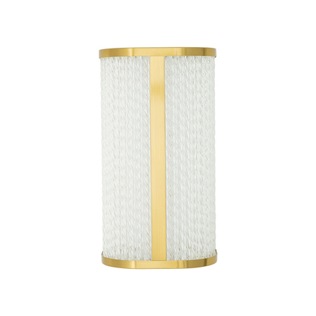 Kinkiet Ścienny Lampa Natynkowa LED 15W 1000lm 4000K Neutralna Złota Wodoodporna Łazienkowa IP44 Nowoczesna PALMAS LED 10730 Nowodvorski