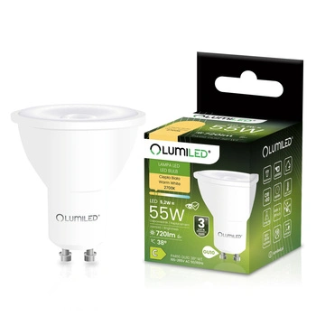 Żarówka LED GU10 Reflektor PAR16 5,2W = 55W 720LM 2700K Ciepła 38° LUMILED