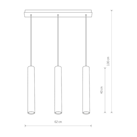 Lampa Wisząca EYE III 7862 Nowodvorski Czarna 3xGU10 Sufitowa Zwis Nowoczesna