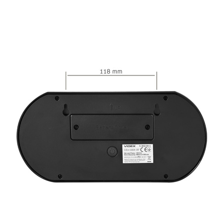 Naświetlacz Lampa Solarna z Czujnikiem 500lm 5000K Neutralna 120° 3.2V IP54 IK07 Natynkowy Czarny VIDEX