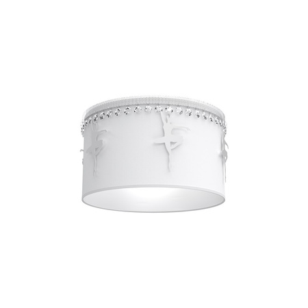 Lampa Sufitowa BALETNICA Biała 1xE27 Milagro